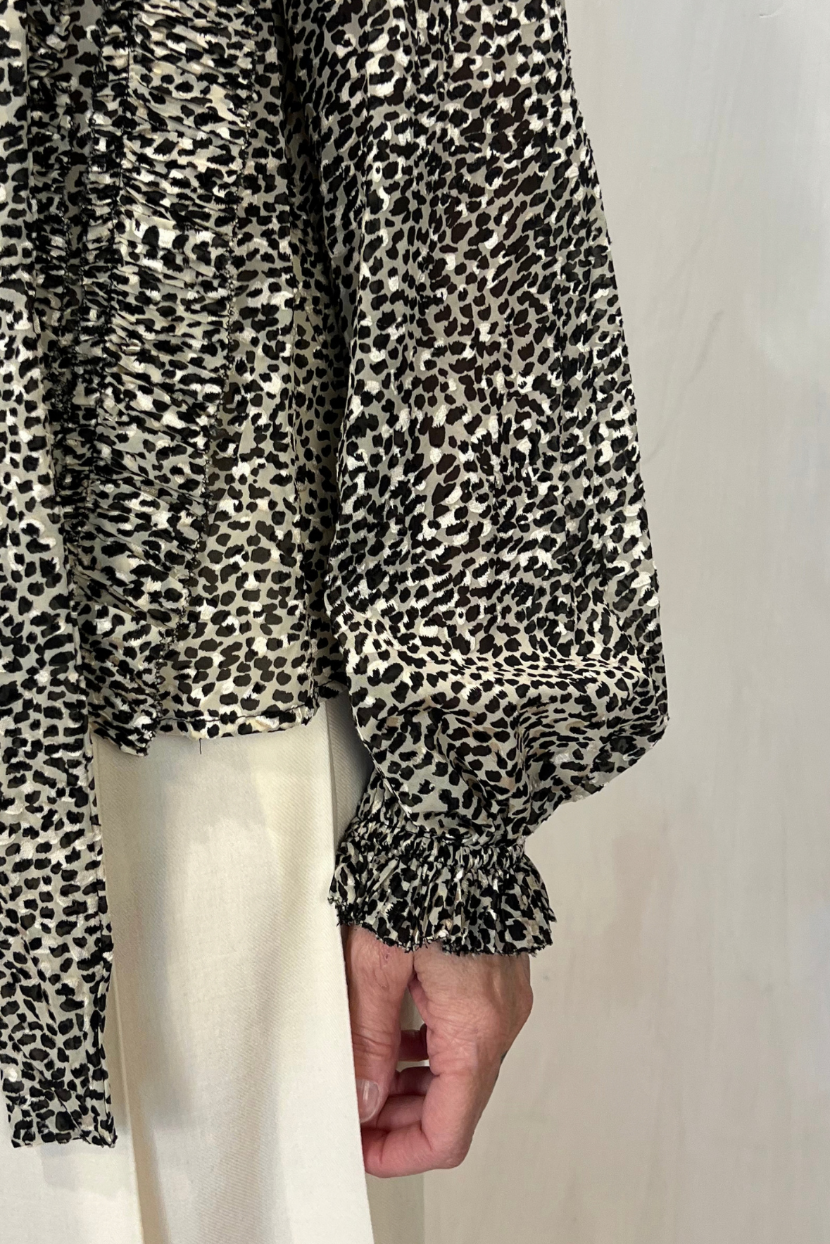 Camicia con rouches