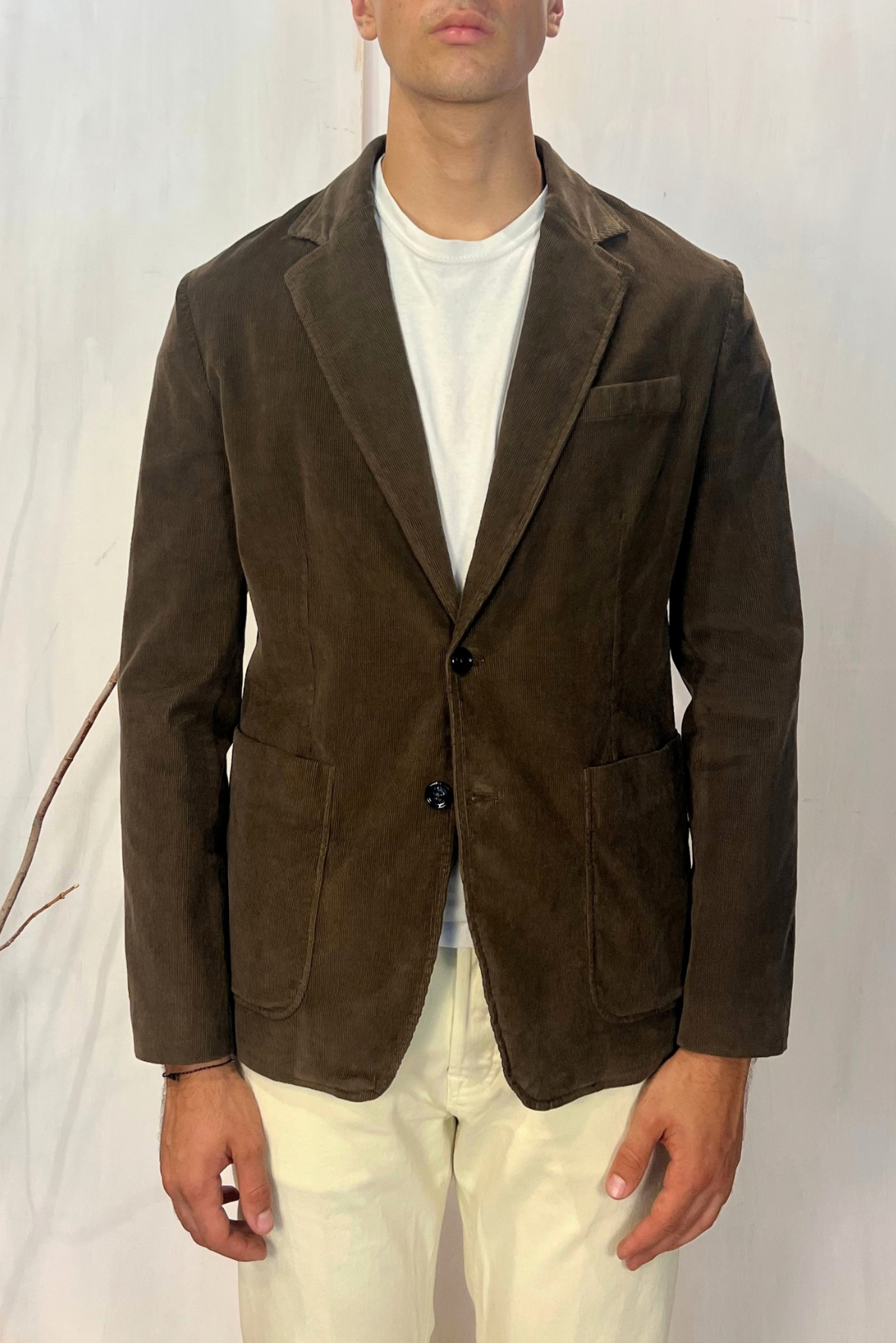 Blazer in velluto a costine