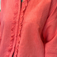 Camicia con ruches