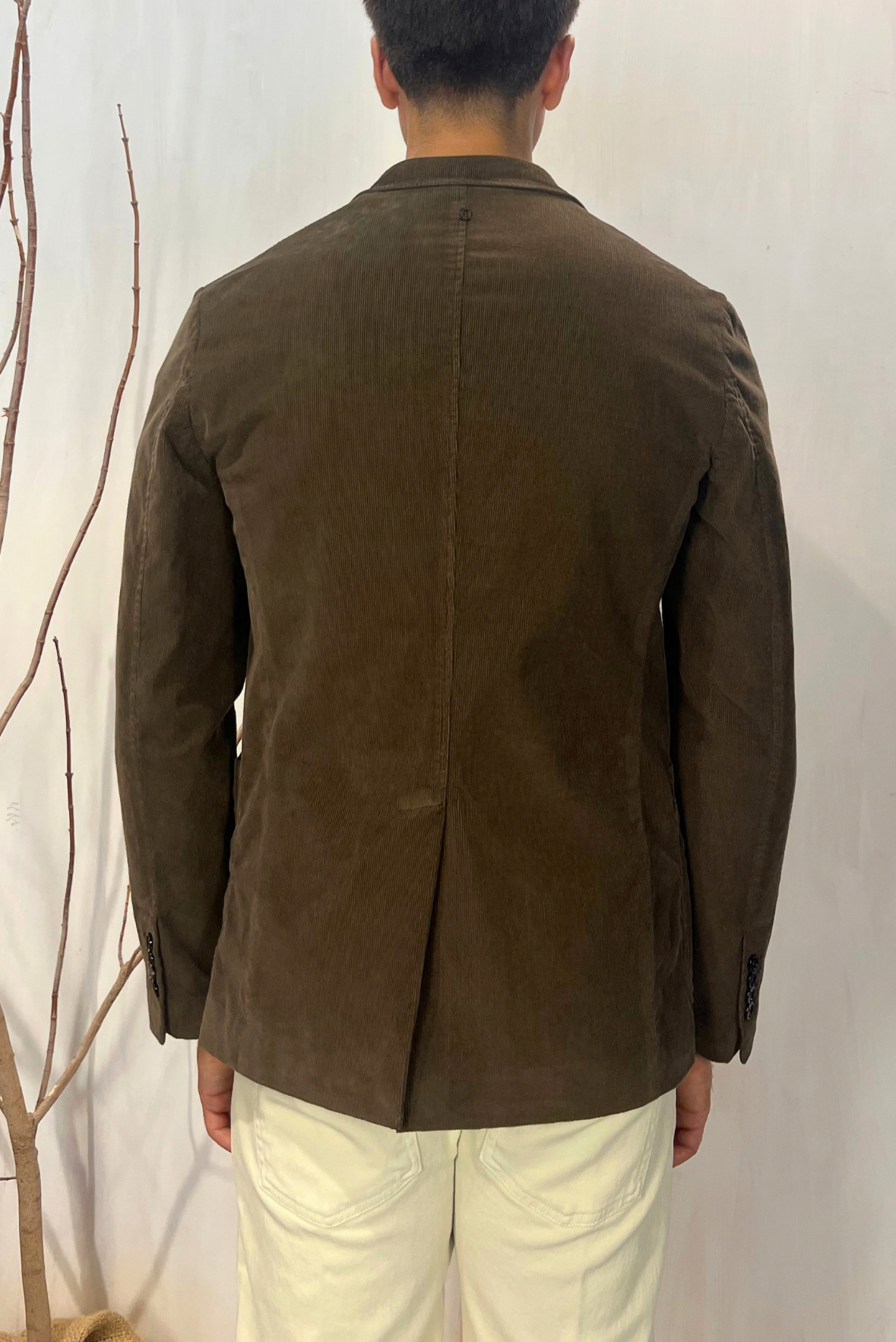 Blazer in velluto a costine