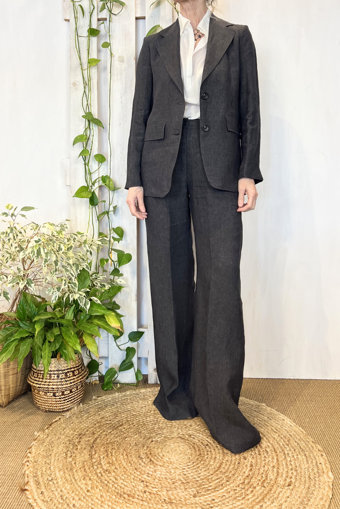 Pantalone palazzo lino