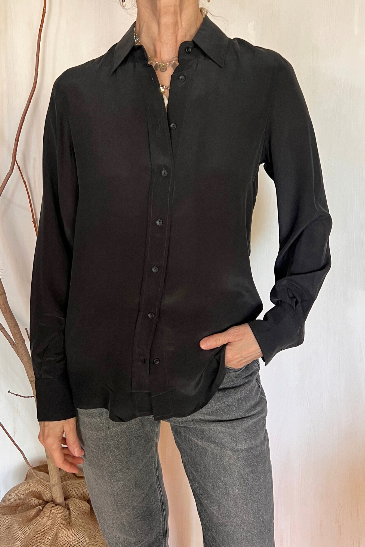 Camicia in seta