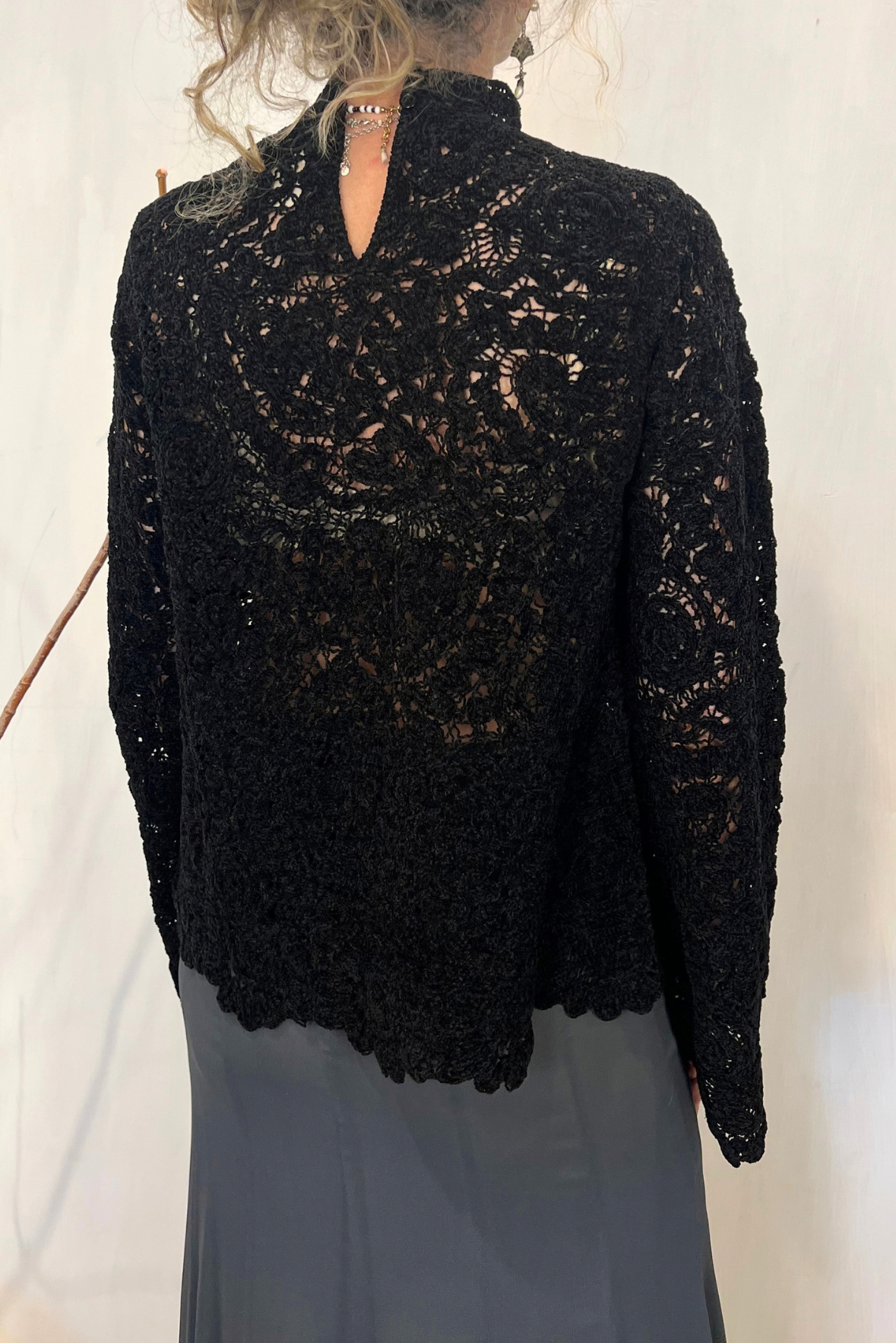 Maglia in pizzo di ciniglia