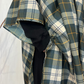 Poncho impermeabile tartan