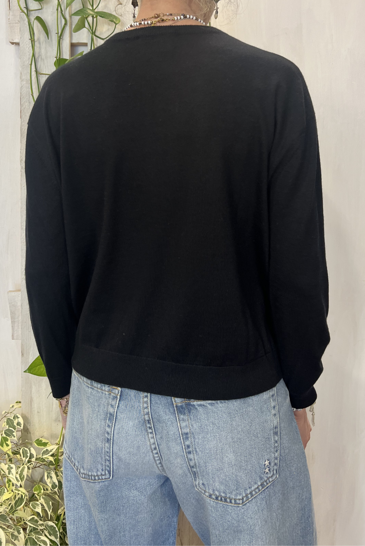 Maglia cashmere misto seta