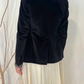 Blazer Coreen in velluto liscio