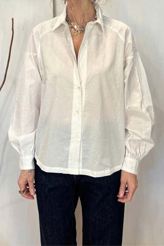 Camicia manica a palloncino
