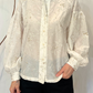 Camicia misto seta ricami e applicazioni
