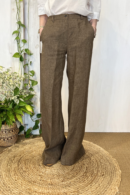 Pantalone palazzo lino