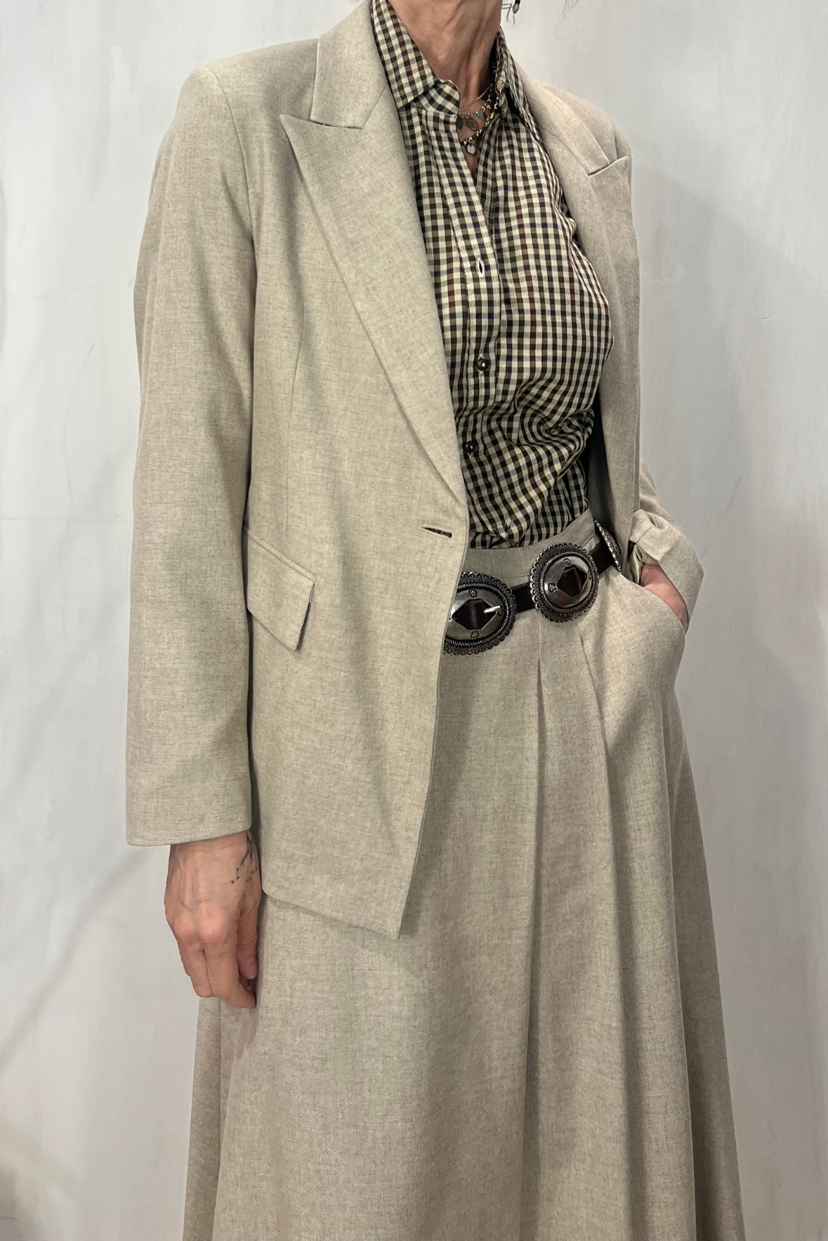 Blazer con cinturina