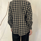 Camicia scozzese con ruches