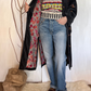 Cappotto in velluto ricami
