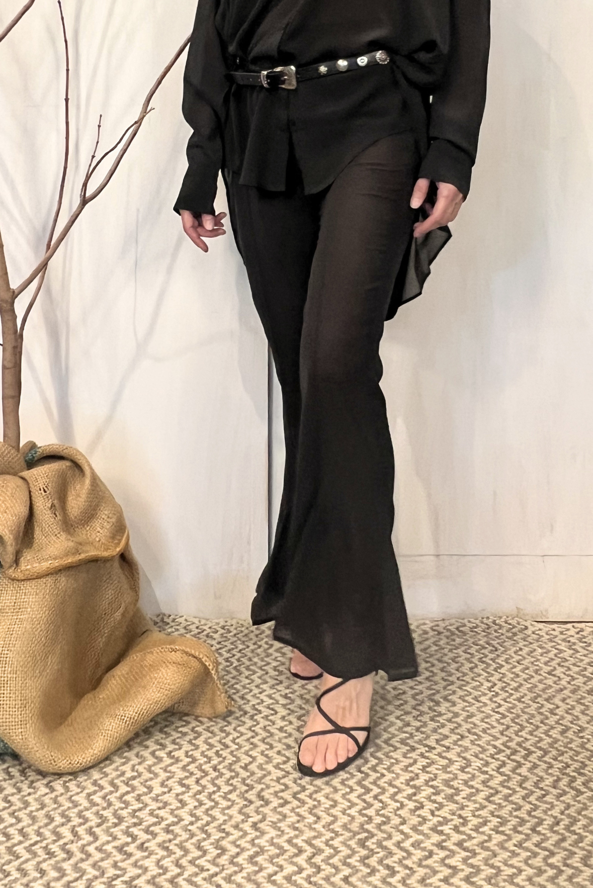 Pantalone in seta