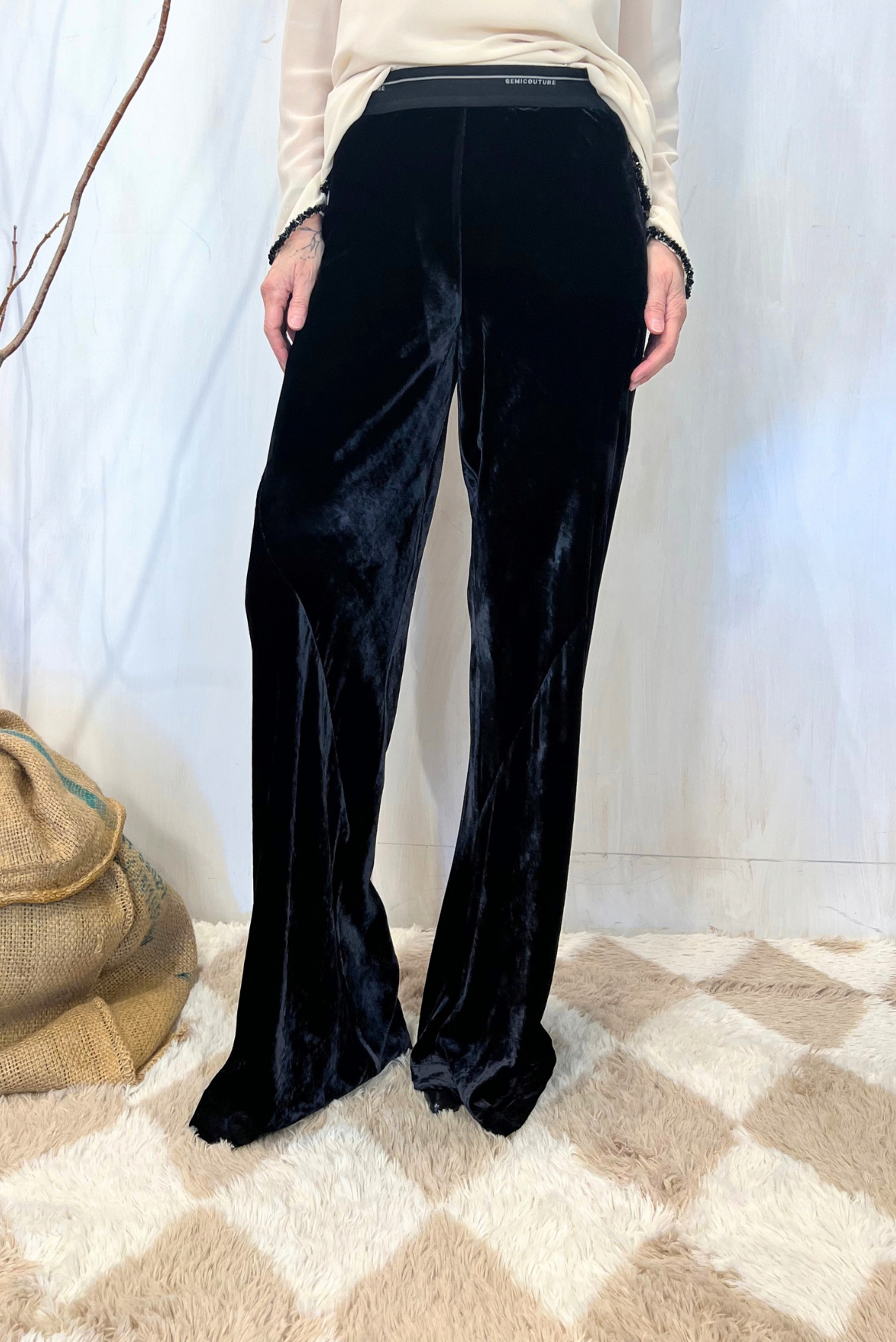 Pantalone in velluto