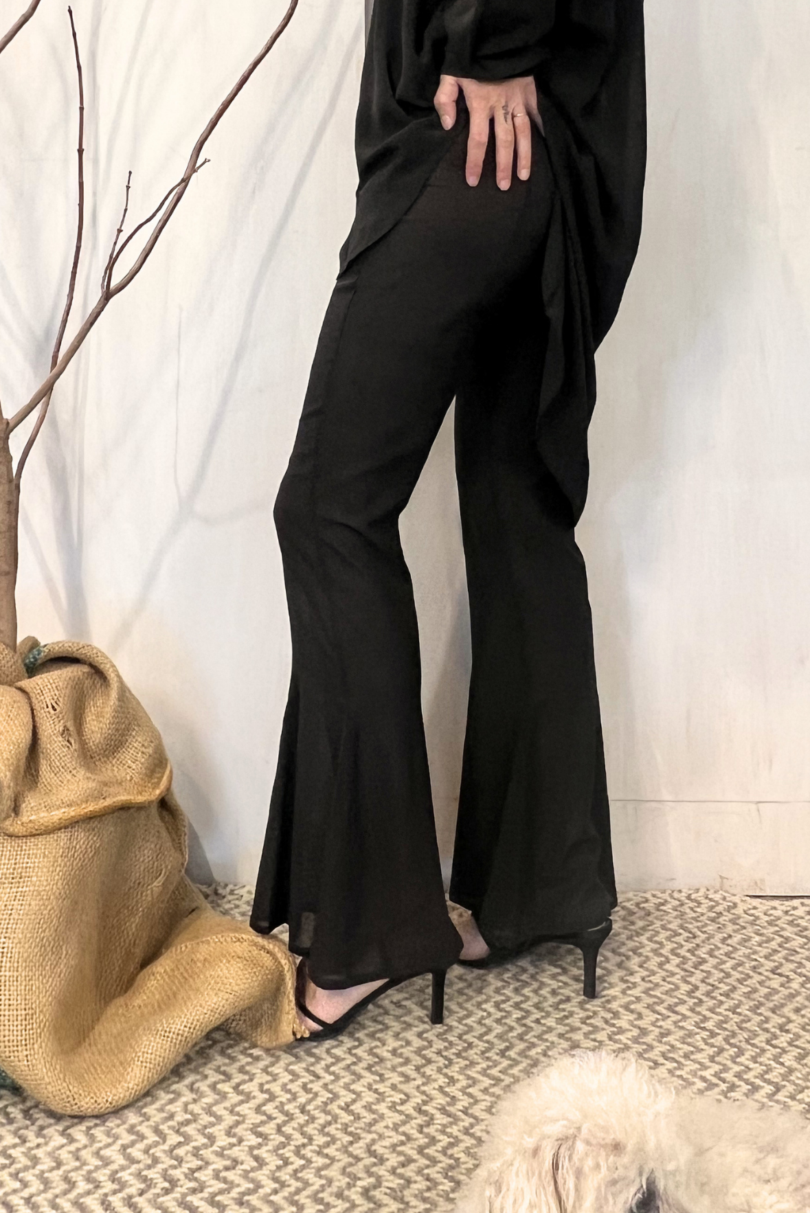 Pantalone in seta