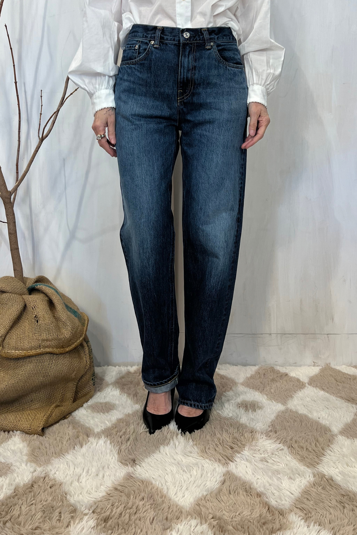 Jeans cimosato Made in Japan