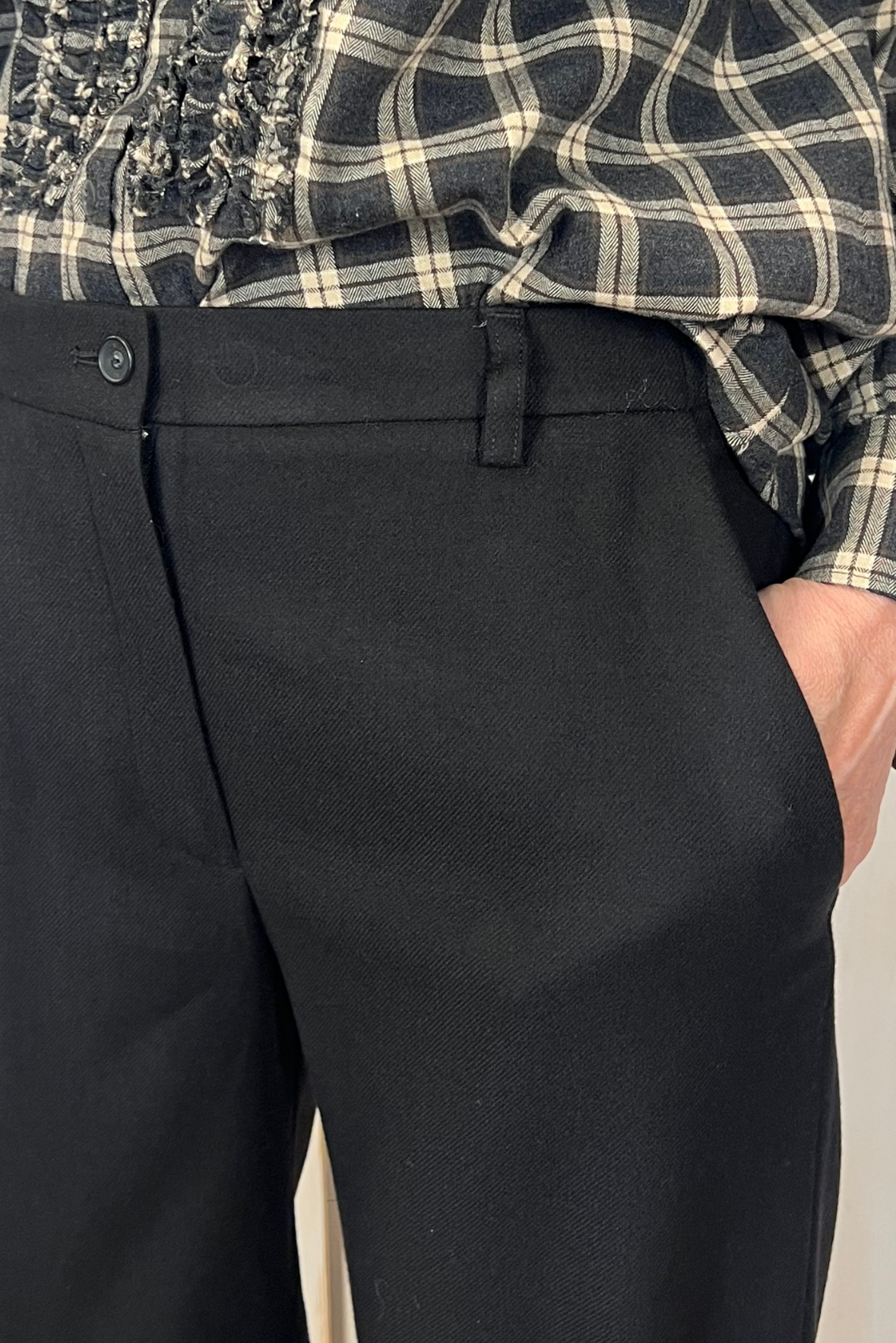 Pantalone chino gamba larga