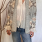 Cardigan sciallato in alpaca