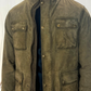 Field Jacket in pelle scamosciata