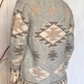 Cardigan sciallato in alpaca