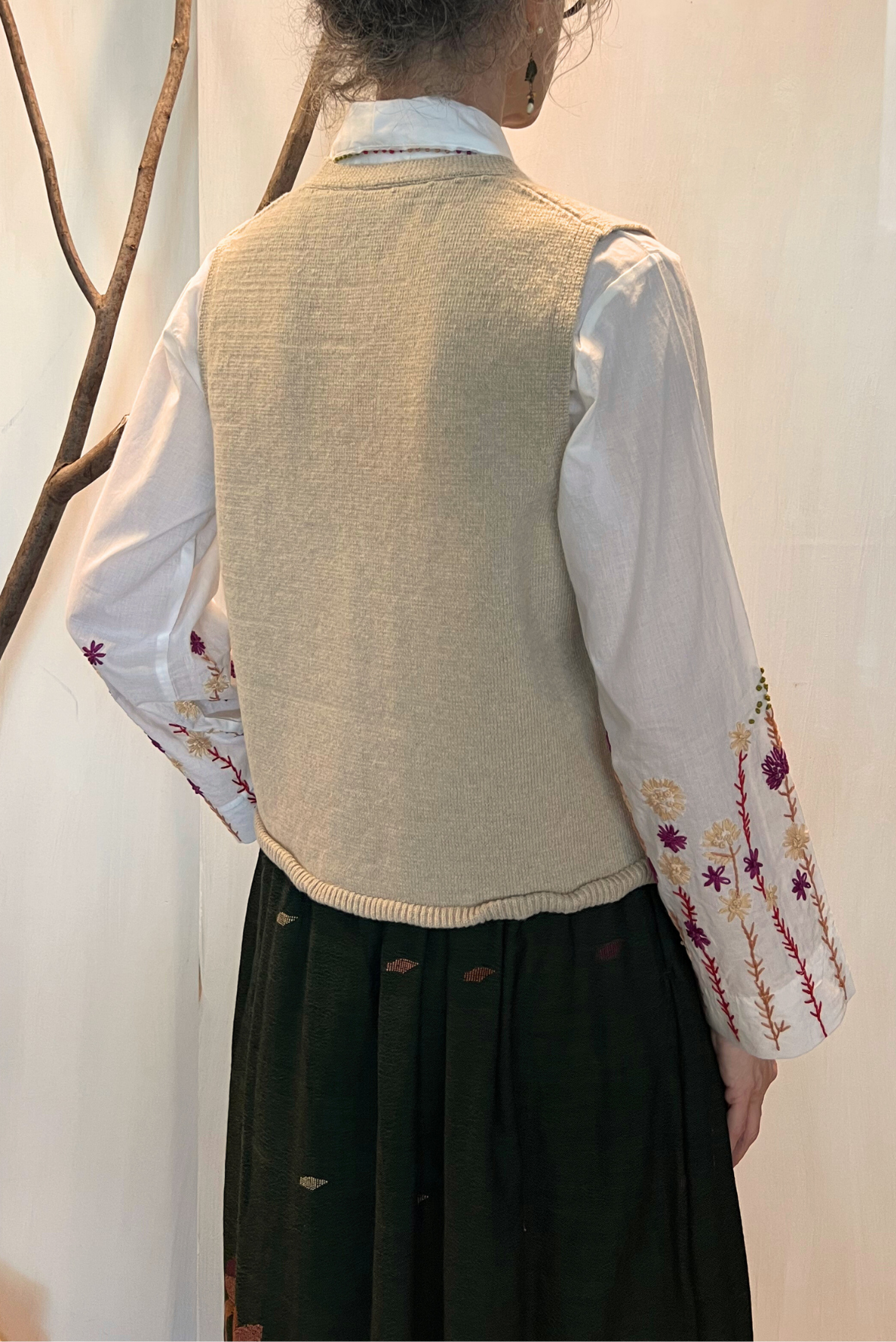 Gilet con bottoni