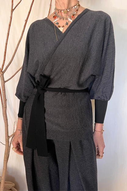 Cardigan incrociato