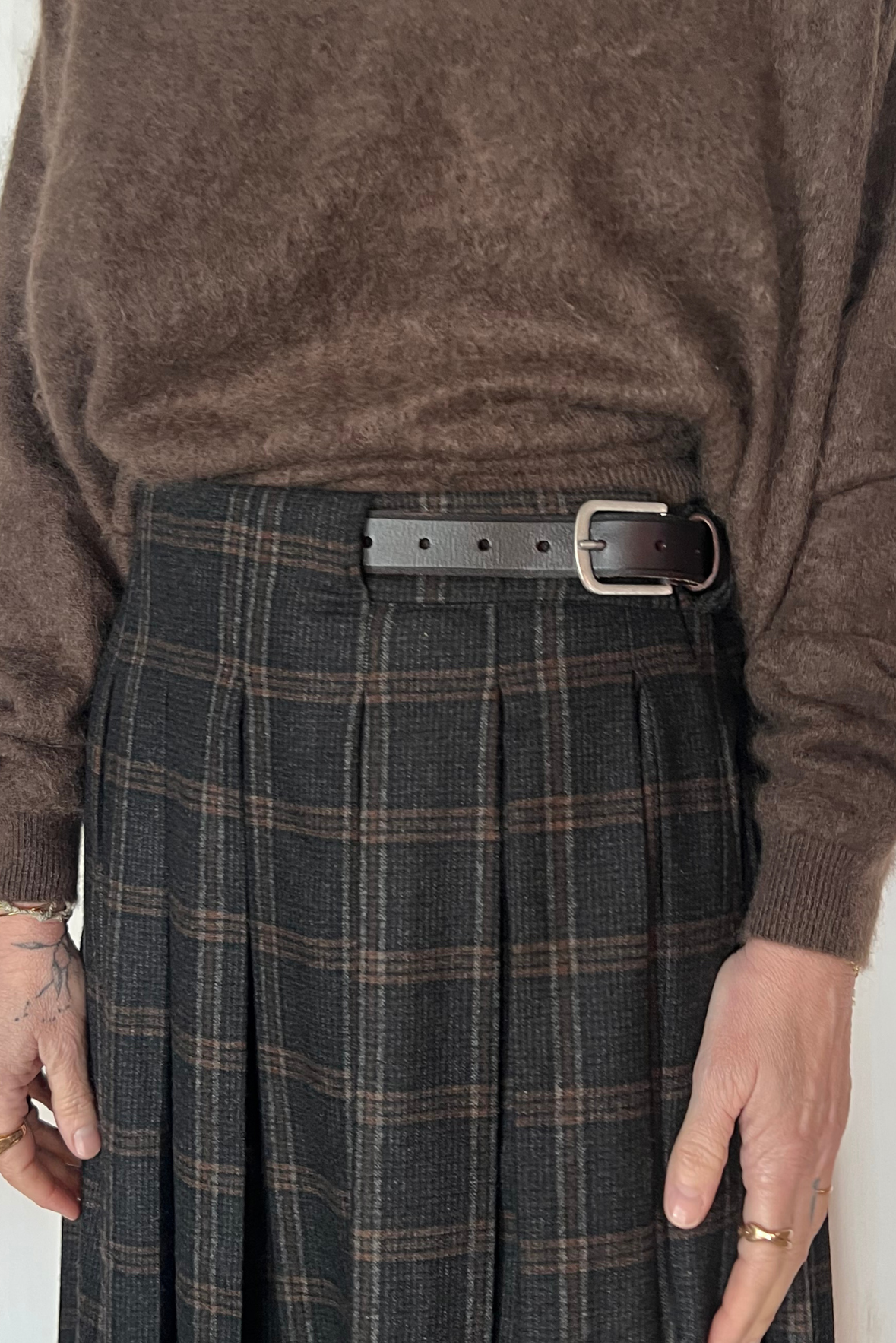 Gonna kilt con cintura