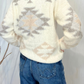 Maglia navajo in lana merino