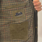 Field Jacket in pelle scamosciata