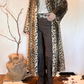 Cappotto eco pelliccia leopardato