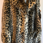 Cappotto eco pelliccia leopardato