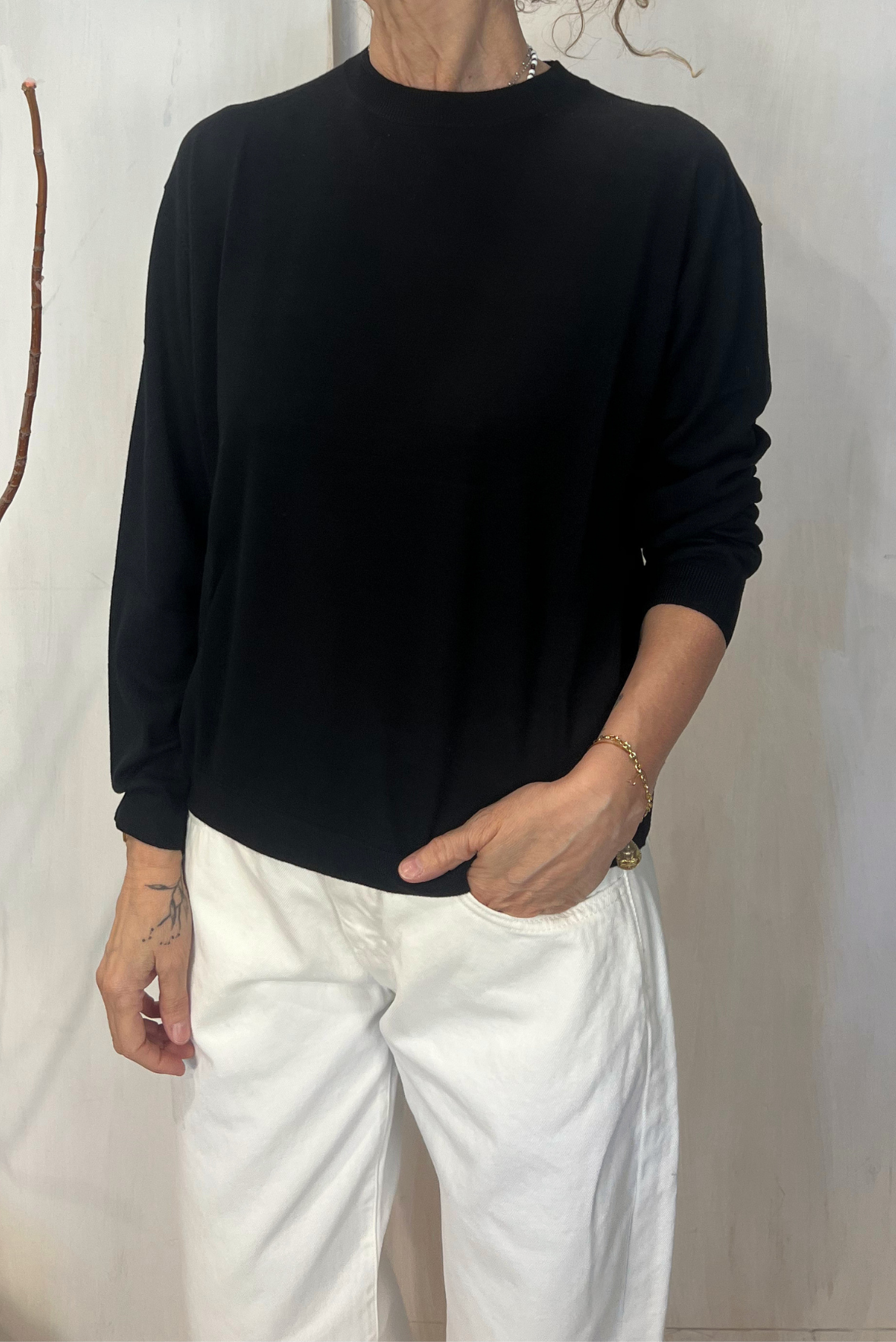 Maglia a girocollo in lana