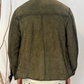 Field Jacket in pelle scamosciata