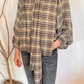Blusa over con sciarpina