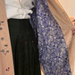 Cappotto in velluto ricami