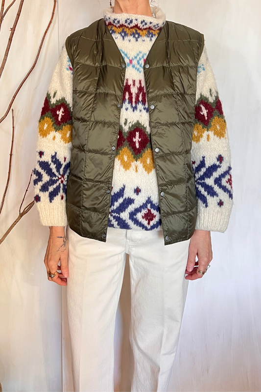Gilet in piuma d'oca