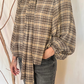 Blusa over con sciarpina