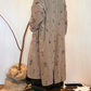 Cappotto in velluto ricami