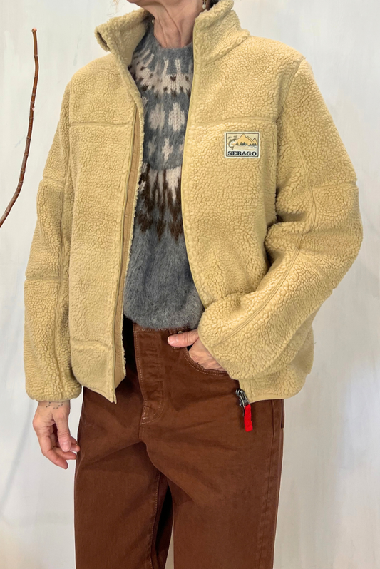 Giacca Walden in pile sherpa