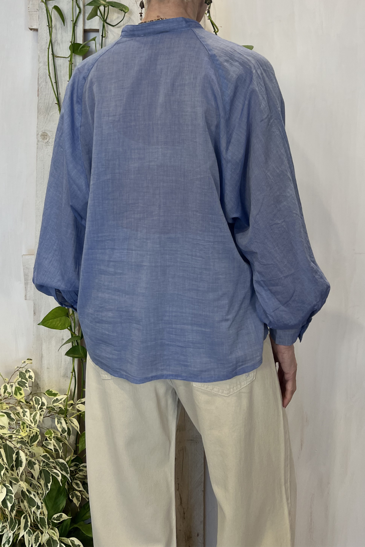 Camicia in mussola di cotone