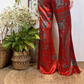 Pantalone flare a fantasia