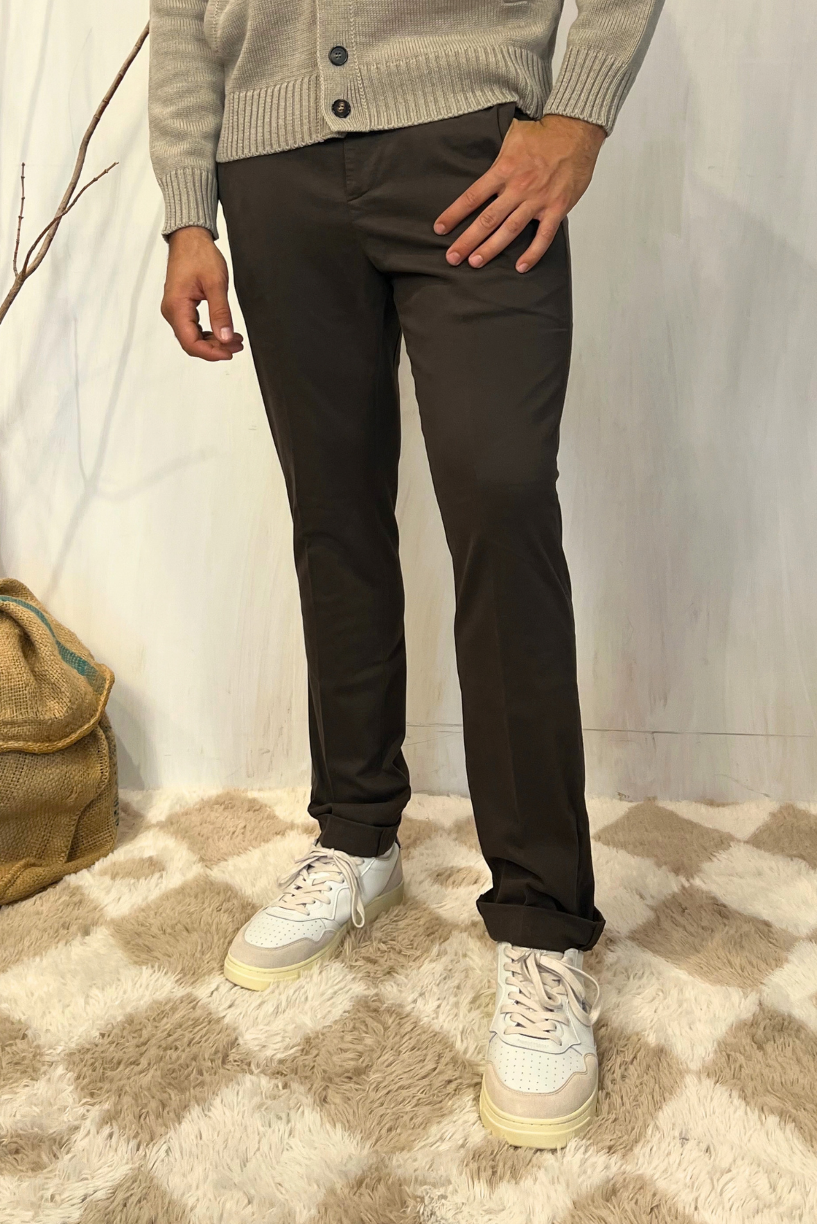 Pantalone Gaubert slim chino