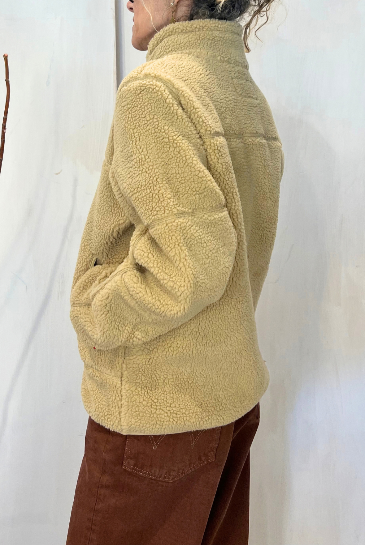 Giacca Walden in pile sherpa