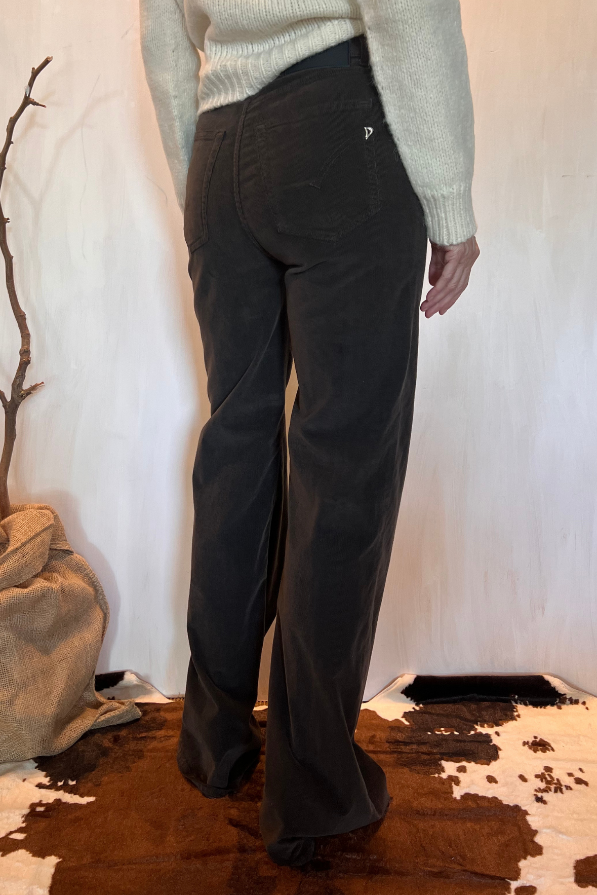 Jeans Amber in velluto
