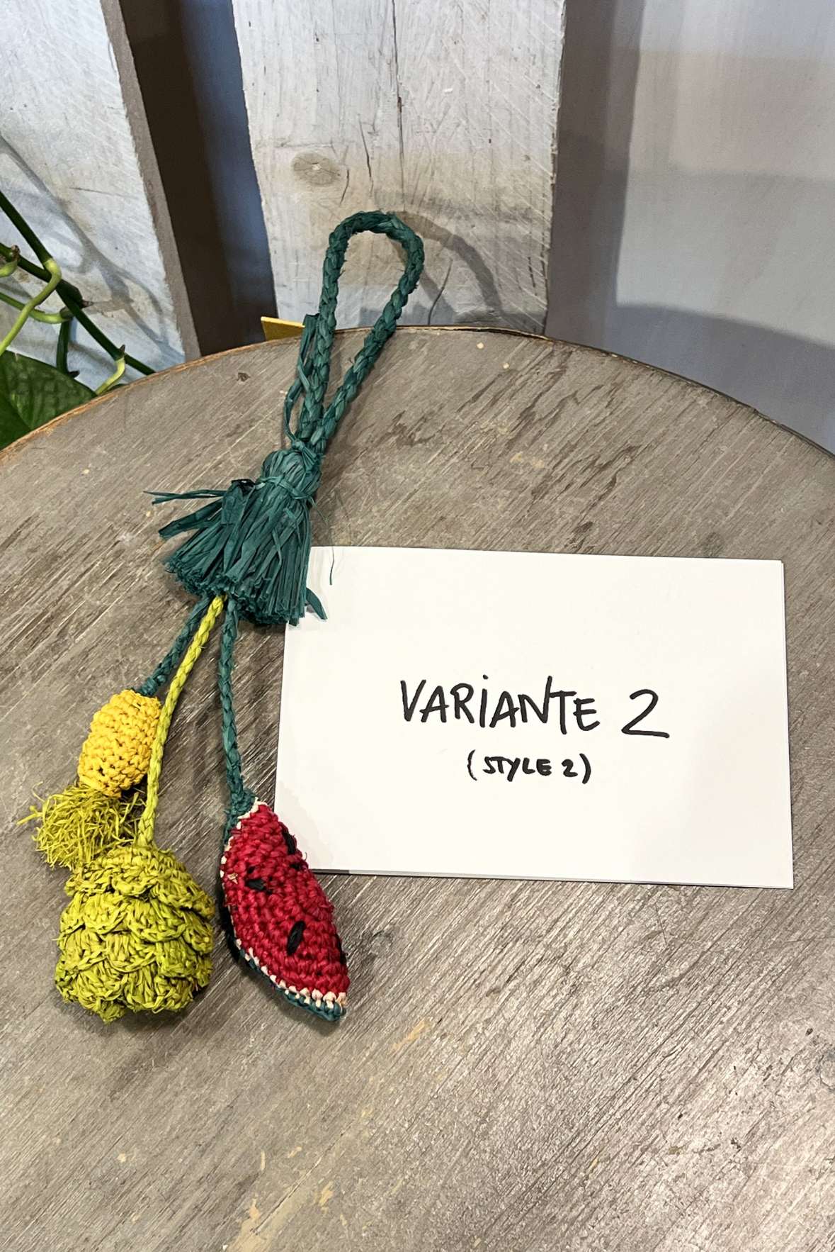 Charms in rafia