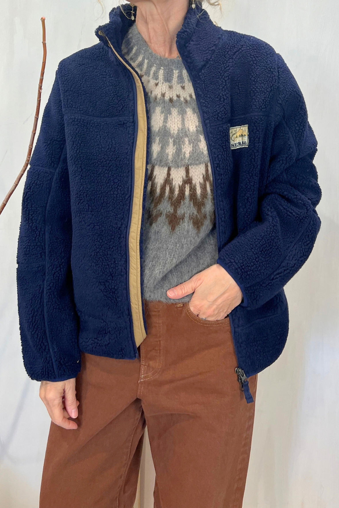 Giacca Walden in pile sherpa