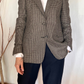 Blazer in lana pied du poule