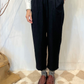 Pantalone con pinces in lana