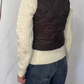 Gilet corto in piuma d'oca