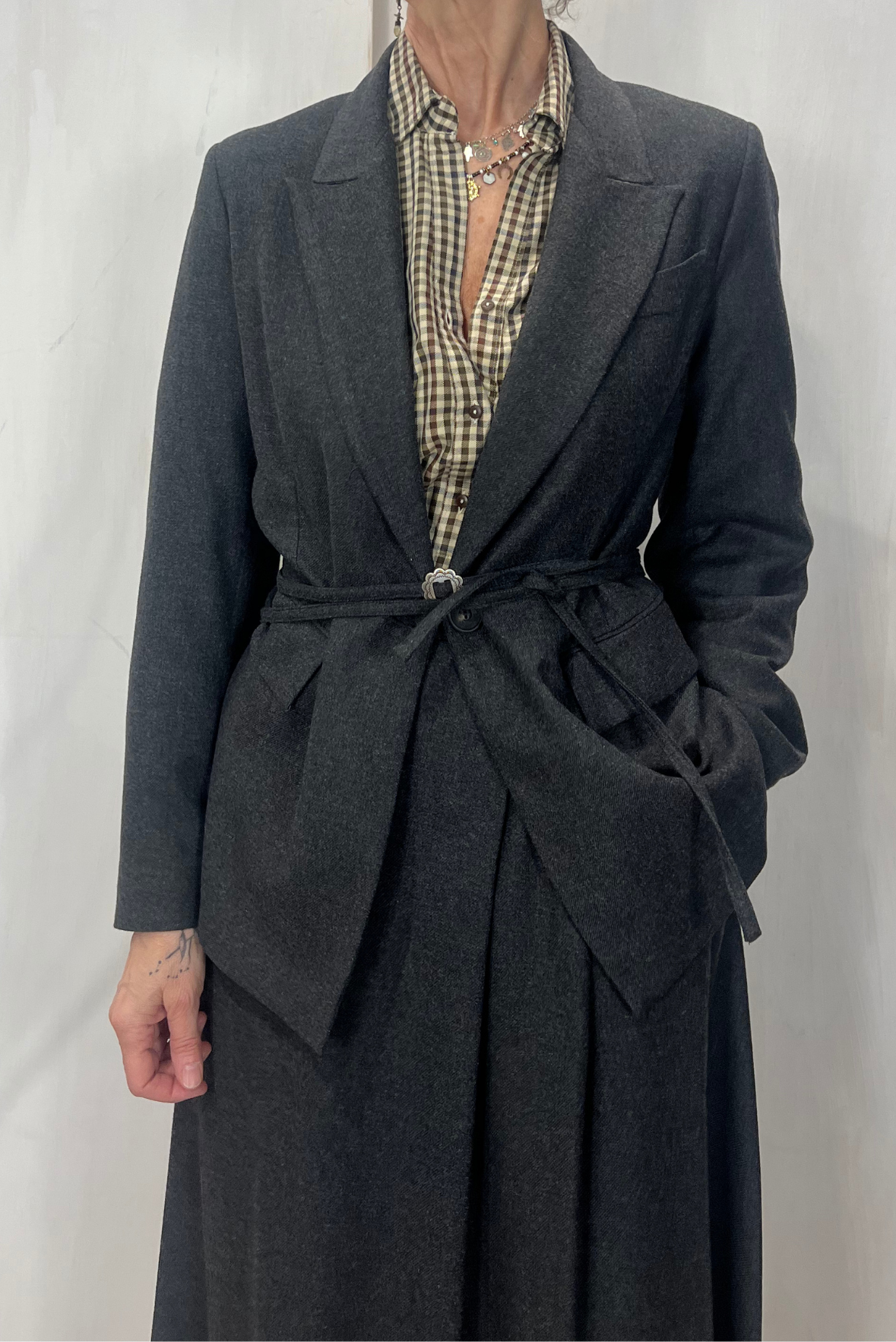Blazer con cinturina